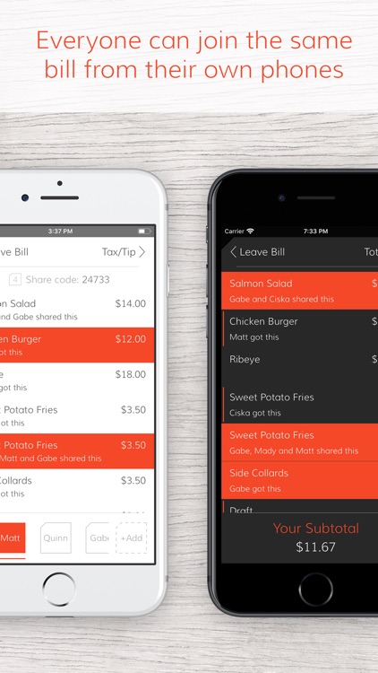 Tab - The simple bill splitter