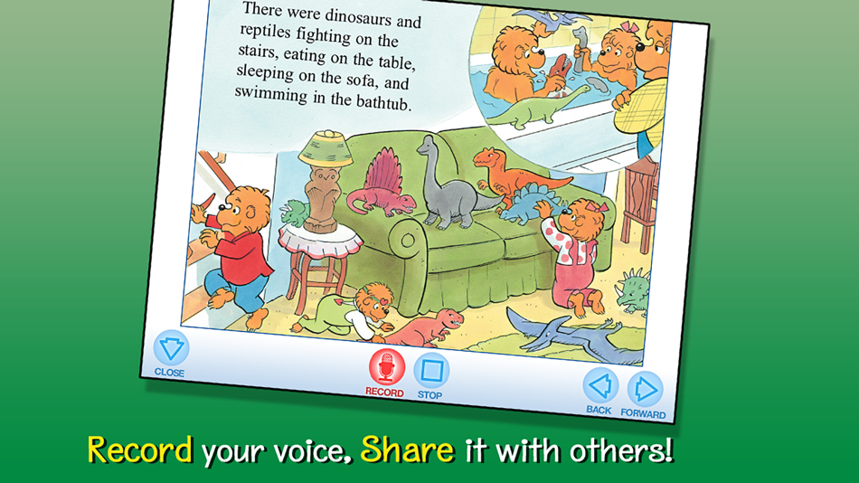 #4. Berenstain Bears' Dinosaur Dig (iOS) Przez: Oceanhouse Media