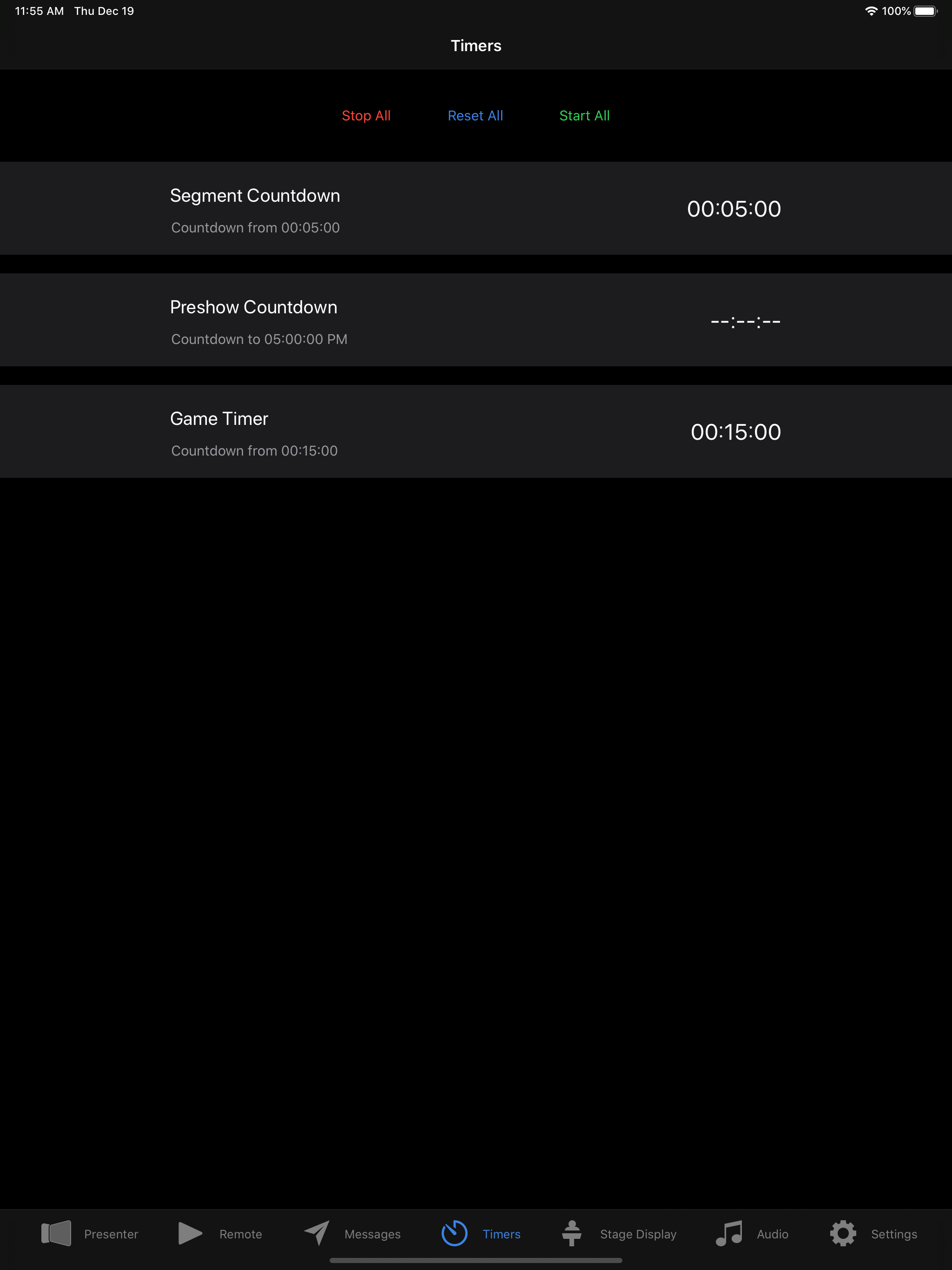 ProPresenter Remote Classic screenshot 9