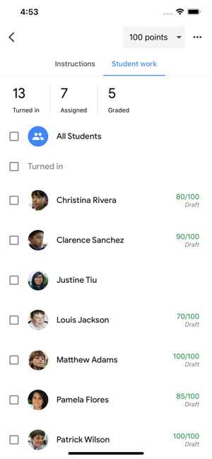 ‎Google Classroom Screenshot