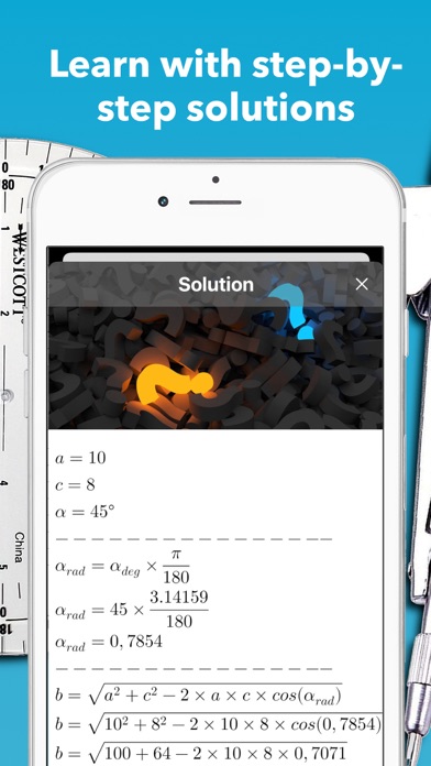 Geometry solver and calculator Screenshot