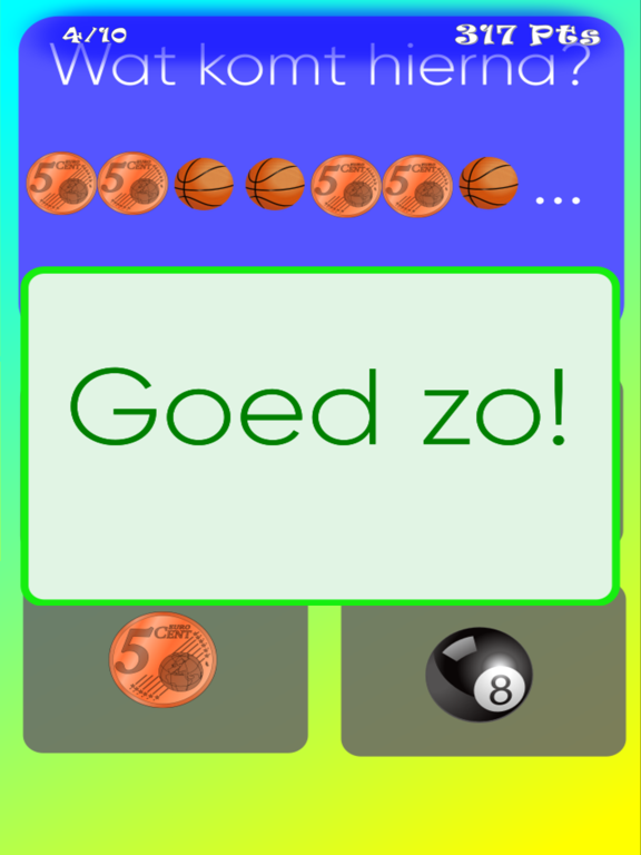 Groep 2 reeksen oefenen iPad screenshot
