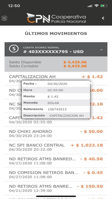 CPN Móvil Screenshot