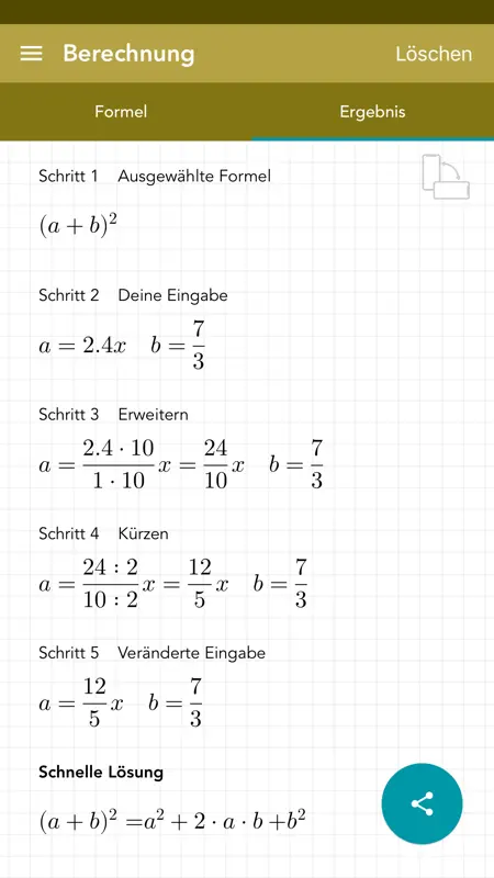 Binomische Formeln Lösen PRO screenshot 4 of 4