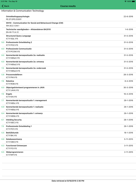 Windesheim App for students iPad screenshot 4 - Education app
