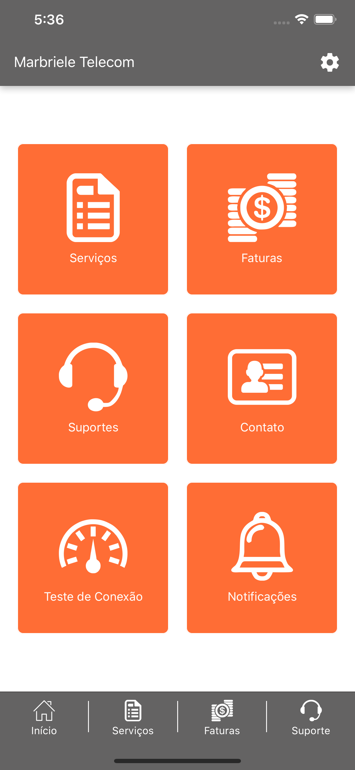 Marbriele Telecom screenshot 2