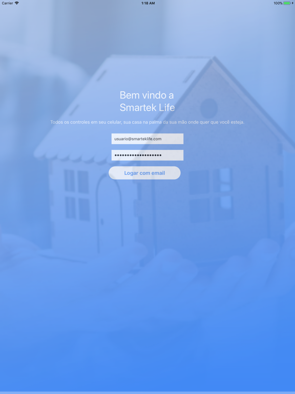 Smartek Life iPad screenshot 1 - Lifestyle app