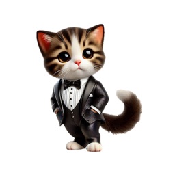 Tuxedo Kitten Stickers
