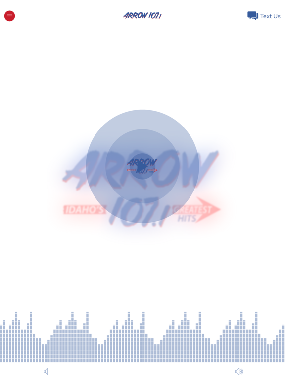 Arrow 107.1 iPad screenshot 1 - Music app