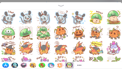 Honmon: Denkinoko & Friends iPhone screenshot 6 - Stickers app
