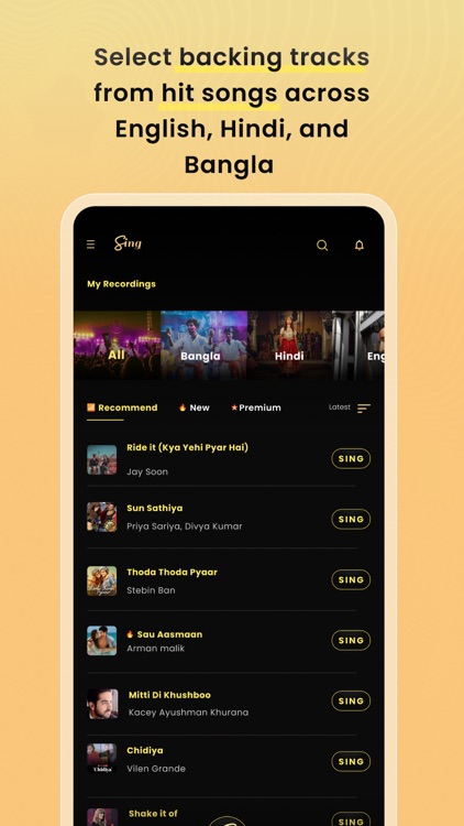 Singistic Karaoke App