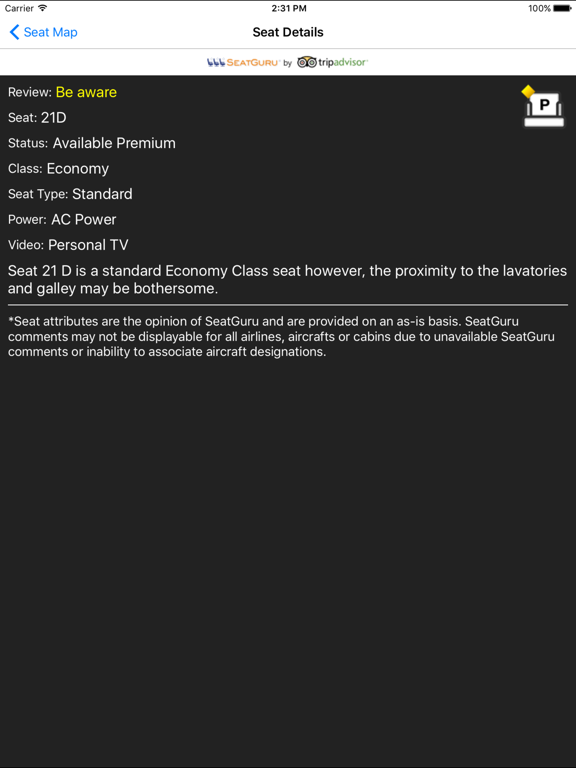 Screenshot #6 pour Seat Alerts