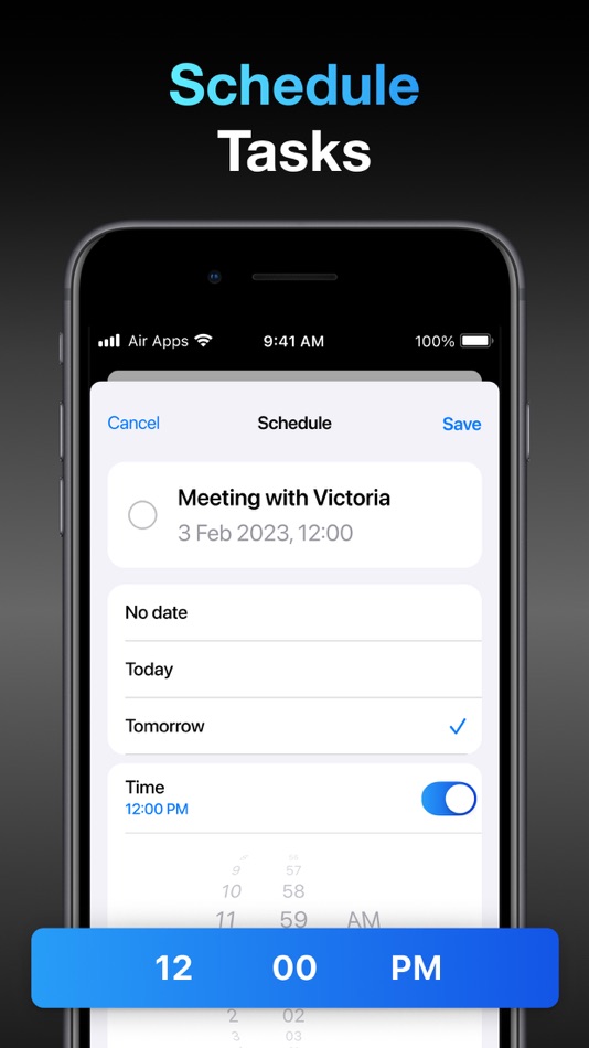 #4. Tasks Air - To Do List Planner (iOS) 由: Air Apps Systems