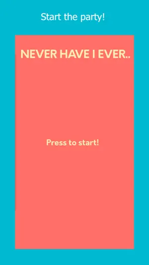Never Have I Ever - Drink Game screenshot 1