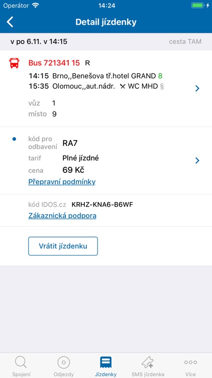 Jízdní řády IDOS screenshot-4