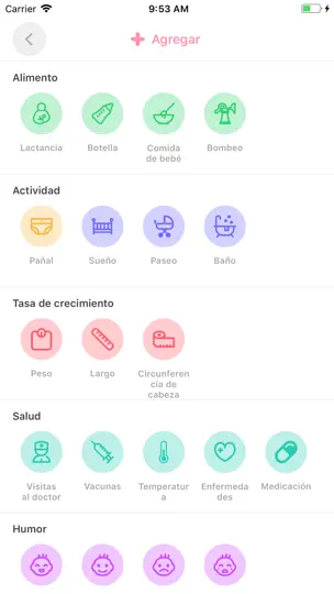 Captura de pantalla de Mi Bebé - Diario Del Bebé en iPhone 8