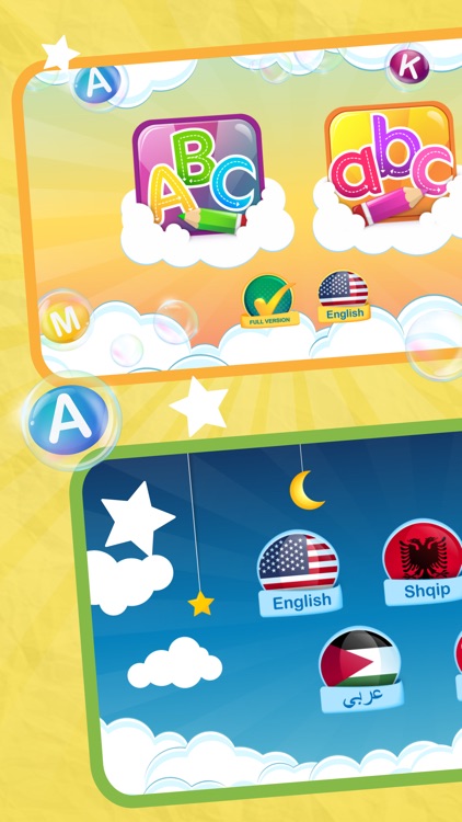 Write Letters: Trace ABC