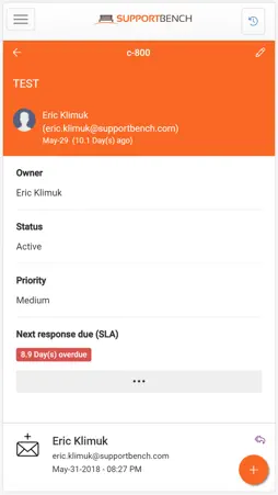 Supportbench screenshot 3