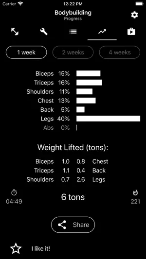 Dumbbell & Barbell Workouts screenshot 3