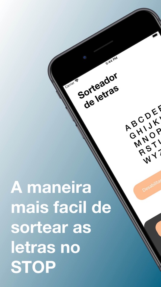 #1. STOP ! - Sorteador de Letras (iOS) 由: Gabriel Sanzone