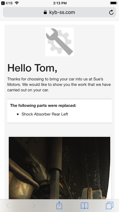 Screenshot #3 pour KYB Suspension Solutions App