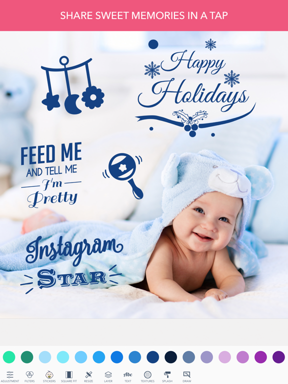 Pregnancy & Baby Milestone Art iPad screenshot