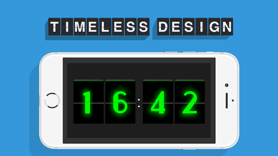 #2. Flip Clock Pro (iOS) Von: Bahtiyar Polat