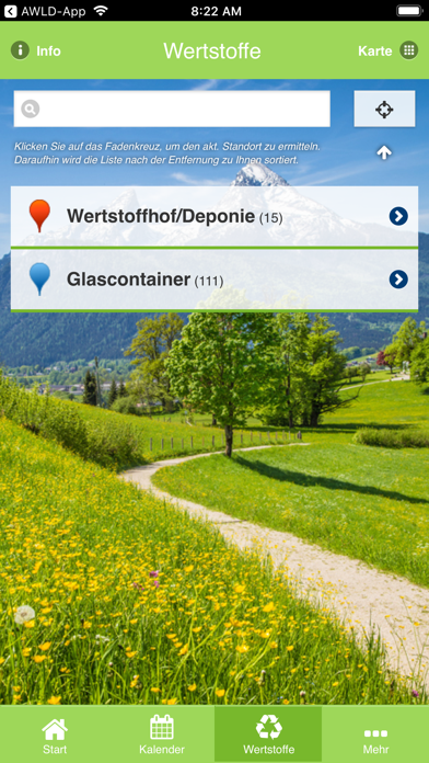 Berchtesgadener Land AbfallApp Screenshot