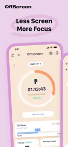 OffScreen: Screen Time Control screenshot #1 for iPhone