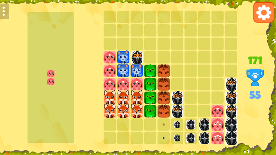 #4. 1010 Animals - Block Puzzle (iOS) 由: famobi