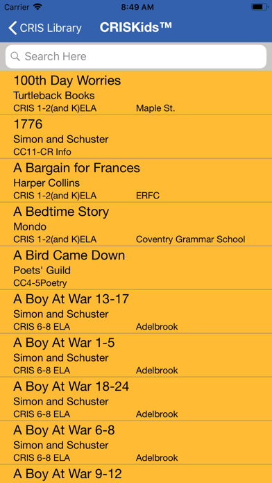CRIS Radio Screenshot