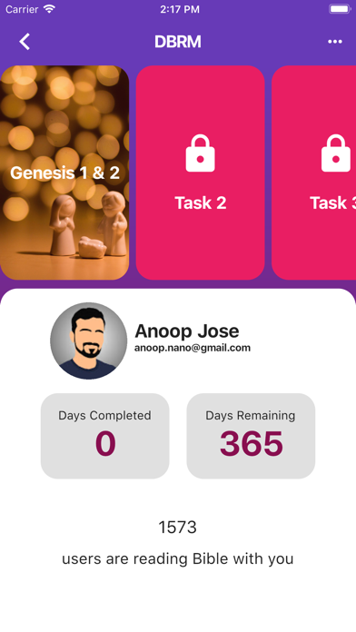 Screenshot #2 pour Daily Bible Reading Mission