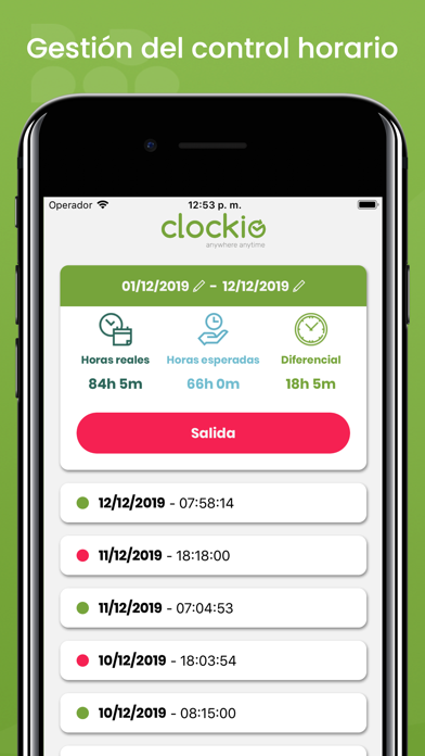 Clockio Screenshot