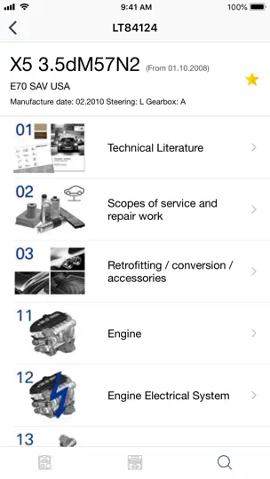 Screenshot von Autoteile Für BMW Diagramme auf dem iPhone 2
