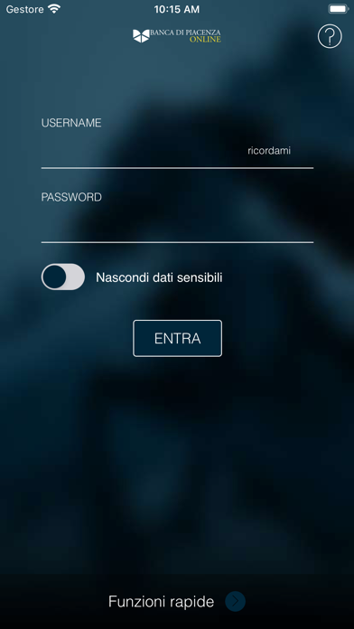 Banca di Piacenza Screenshot