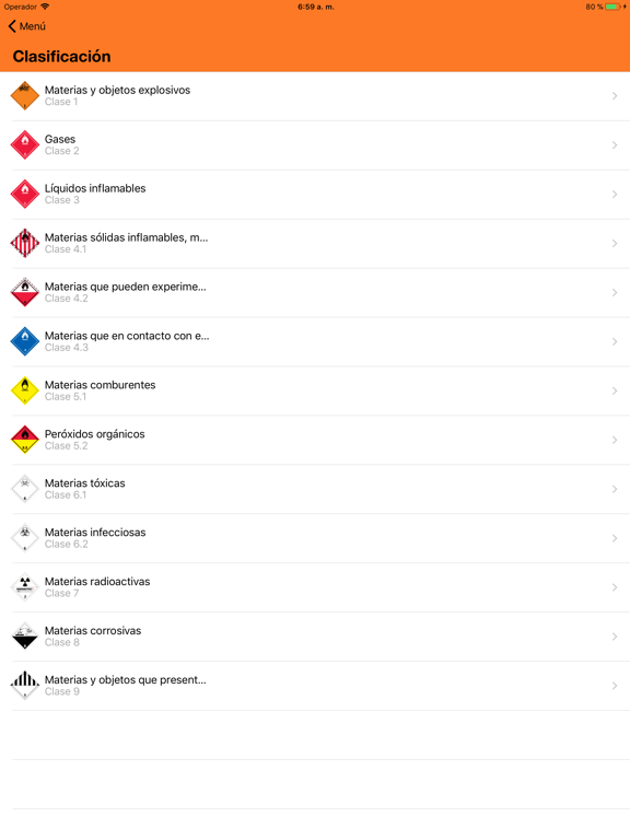 Mercancías Peligrosas iPad screenshot 4