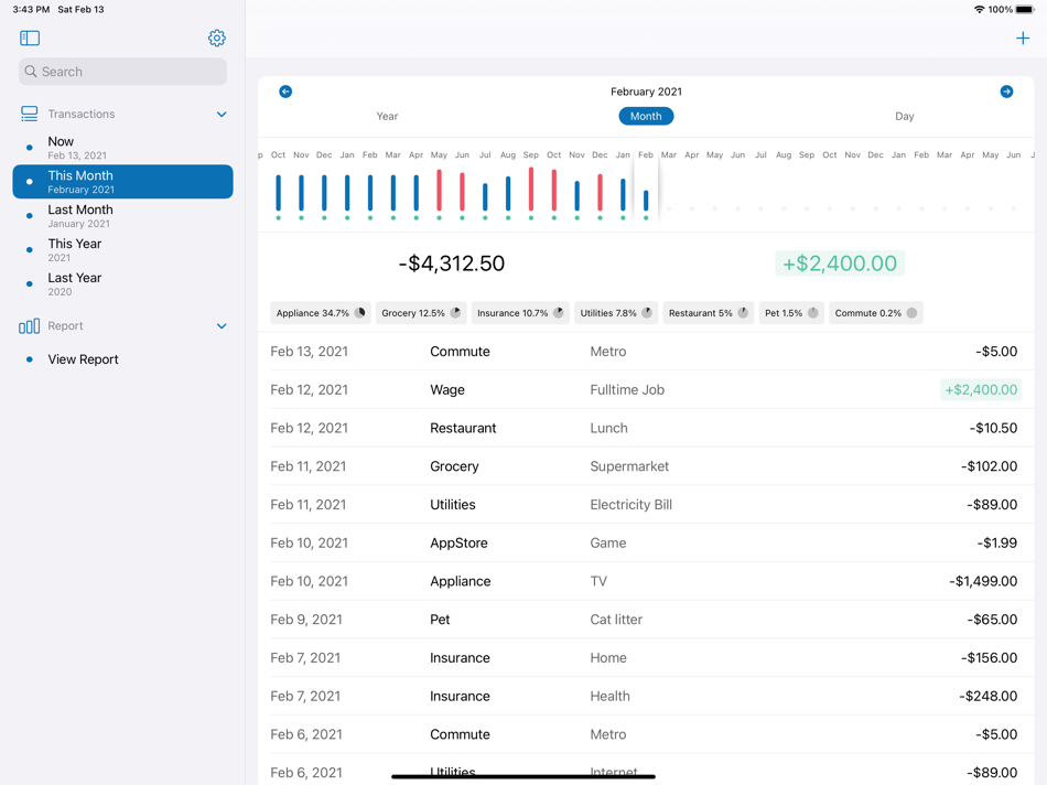 #1. Coins - Spending Tracker (iOS) Av: Yuzhou Zhu