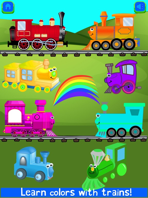Train Games for Colors 1 2 3 iPad screenshot 4 - Education app