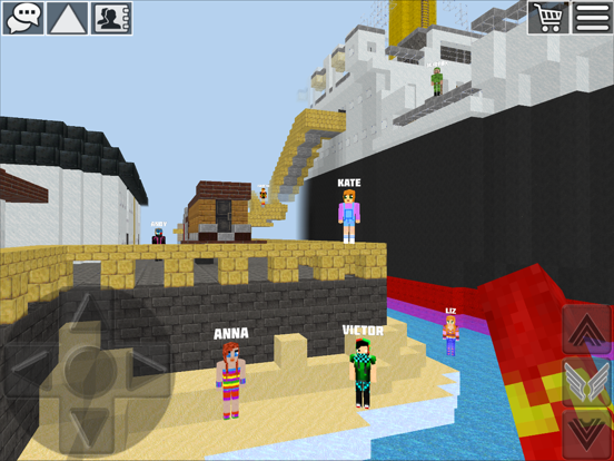 World of Cubes Block Craft iPad app afbeelding 3