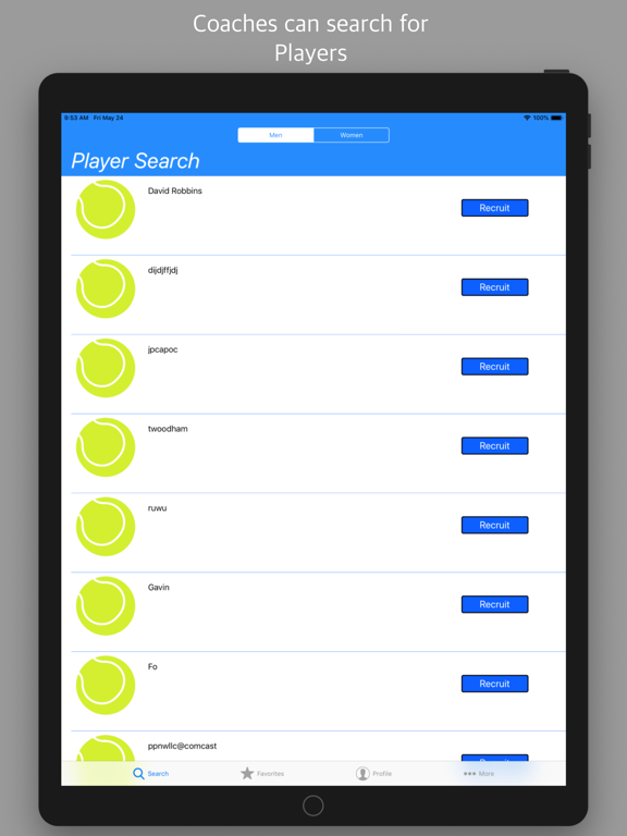 BreakPoint iPad screenshot 1 - Sports app