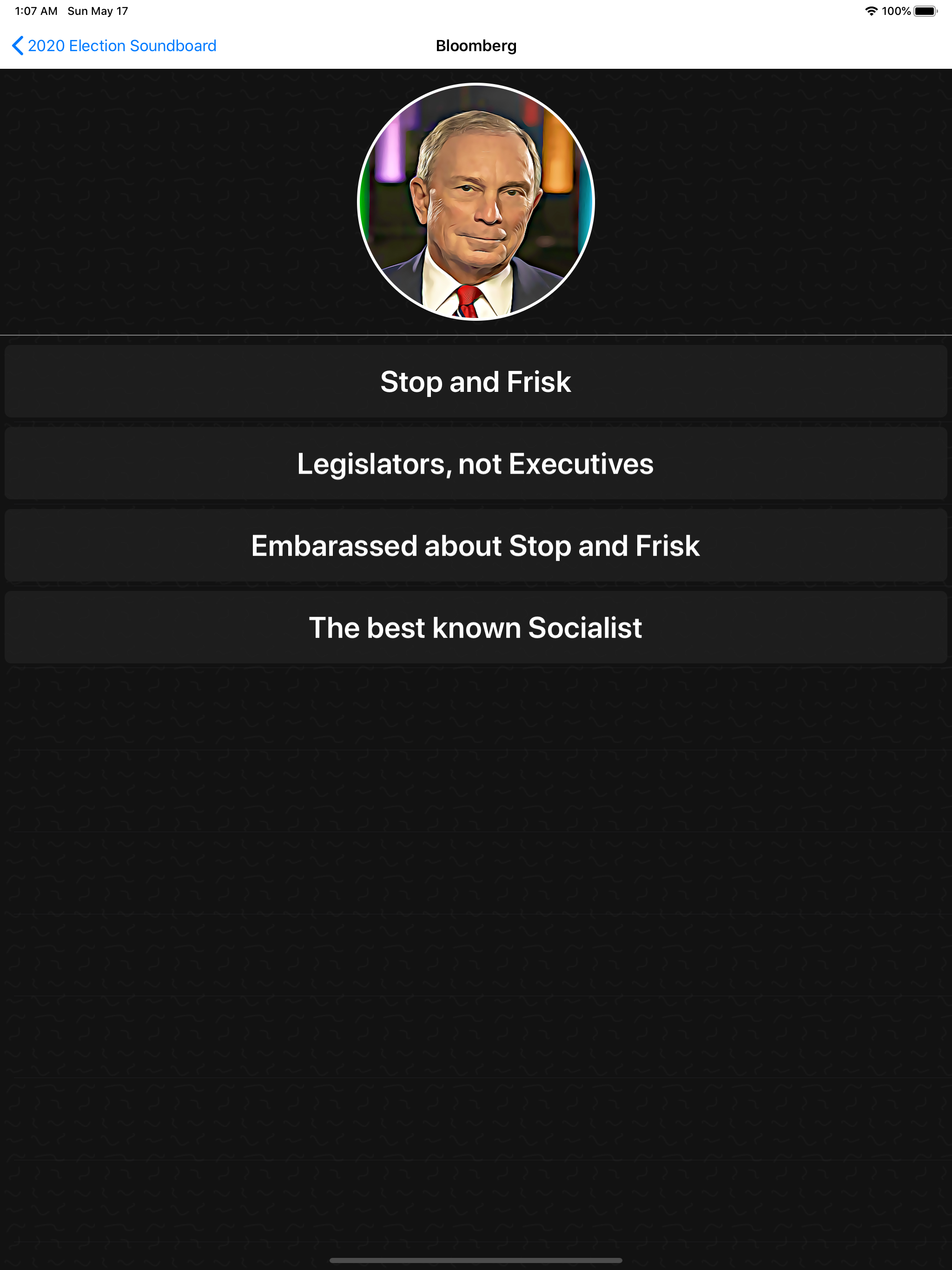 Election Soundboard