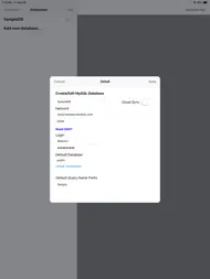 MySQL QueryDB SSH Client ipad bilder 0