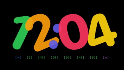 Screenshot #1 pour KeyHour · Simple Digital Clock