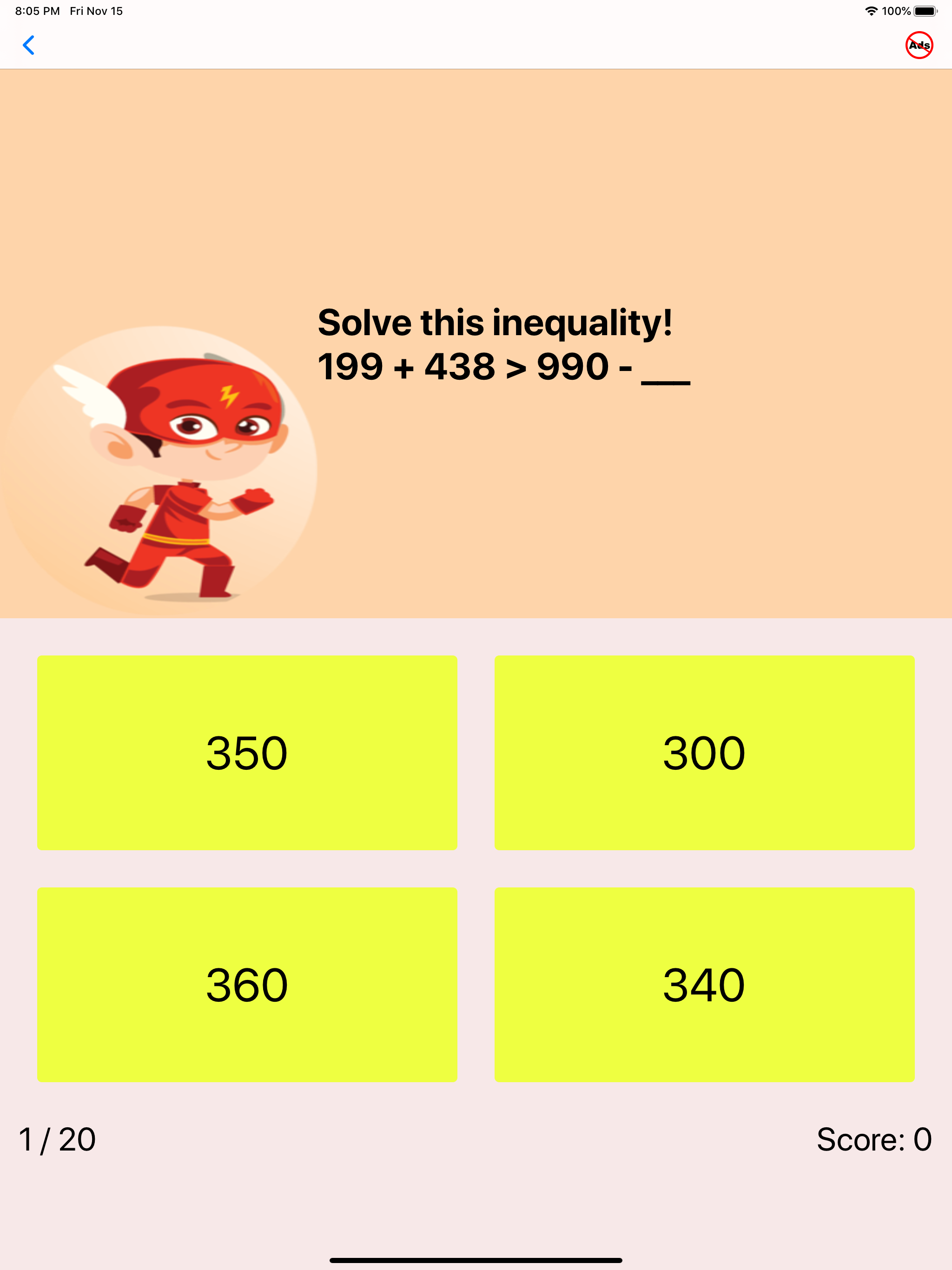 Third Grade Math Quiz