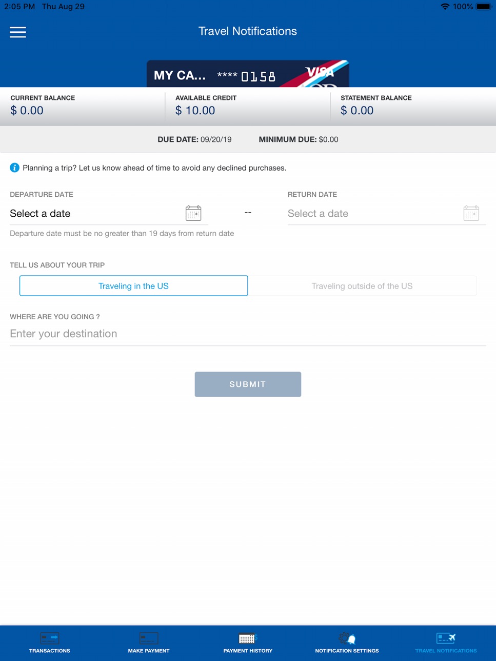 iPad screenshot