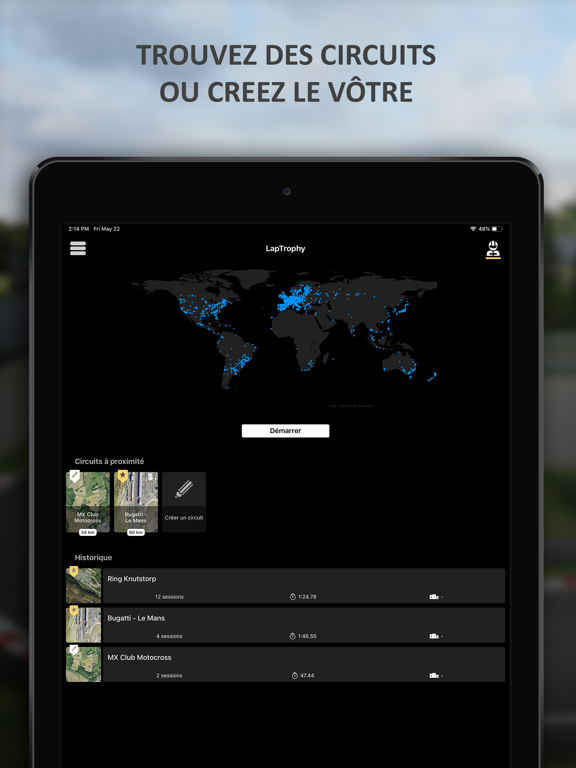 Screenshot #5 pour LapTrophy - Chrono Circuit