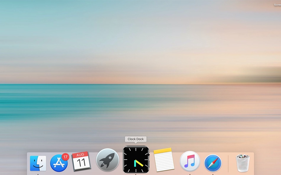 #5. Clock Dock (macOS) 由: Marian Raafat