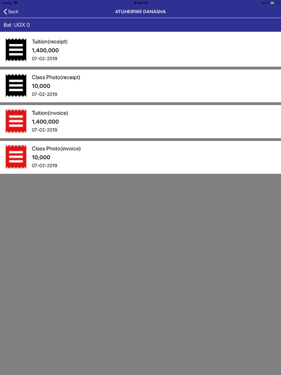 iPad screenshot