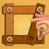 Wood Nuts and Bolts Pin Puzzle icon