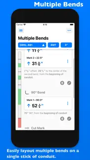 quickbend: conduit bending iphone screenshot 4